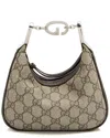 Gucci Brown Gg Supreme Canvas Web Attache Mini Bag (authentic Pre-loved)