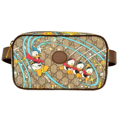 Pre-owned Gucci Brown Gg Supreme Leather Shoulder Bag ()