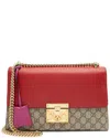 Gucci Brown Gg Supreme Padlock Medium Shoulder Bag (authentic Pre-loved)