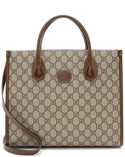 Gucci Brown Gg Supreme Retro Small Tote (authentic Pre-loved)