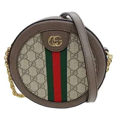 Pre-owned Gucci Brown Gg Supreme Shoulder Bag ()