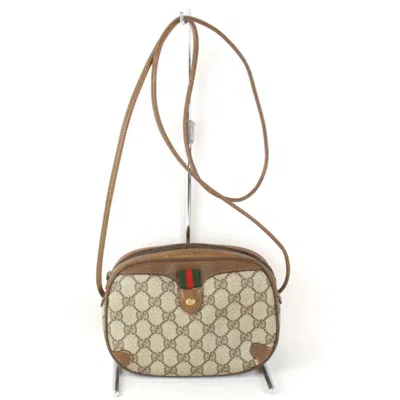 Pre-owned Gucci Brown Gg Supreme Shoulder Bag ()