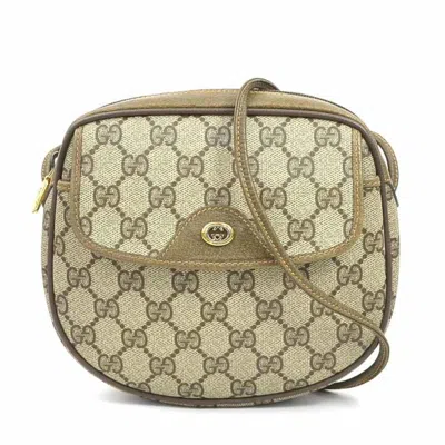 Pre-owned Gucci Brown Gg Supreme Shoulder Bag ()