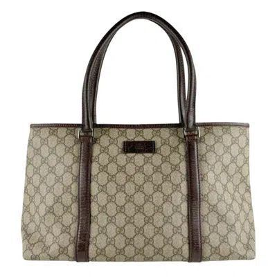 Pre-owned Gucci Brown Gg Supreme Shoulder Bag Tote Bag ()