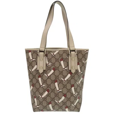 Pre-owned Gucci Brown Gg Supreme Tote Bag ()
