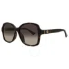 Gucci Brown Gradient Butterfly Ladies Sunglasses Gg0765sa 003 57