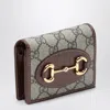 Gucci Brown  Horsebit 1955 Card Holder Women In Brown