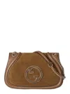 Gucci Brown Handbag With Double G Plaque On The Front And Adjustable And Removable Chain-link Should In Brown