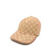 Gucci Unisex Beige Hats In Brown