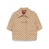 Gucci Interlock G-jacquard Jacket In Neutral