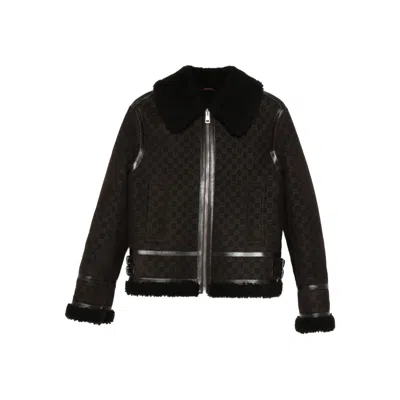 GUCCI GUCCI BROWN JACKETS WOMEN