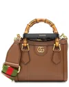 Gucci Brown Leather Bamboo Diana Mini Tote (authentic Pre-loved)