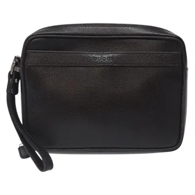 Pre-owned Gucci Brown Leather Clutch Bag ()