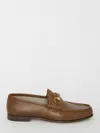 Gucci Horsebit Loafers Gold-tone Hardware In Brown