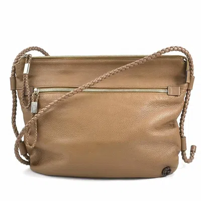 Pre-owned Gucci Brown Leather Shoulder Bag ()