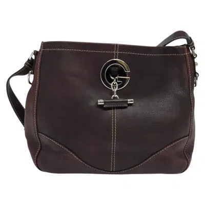 Pre-owned Gucci Brown Leather Shoulder Bag ()