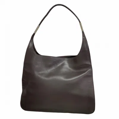 Pre-owned Gucci Brown Leather Shoulder Bag ()