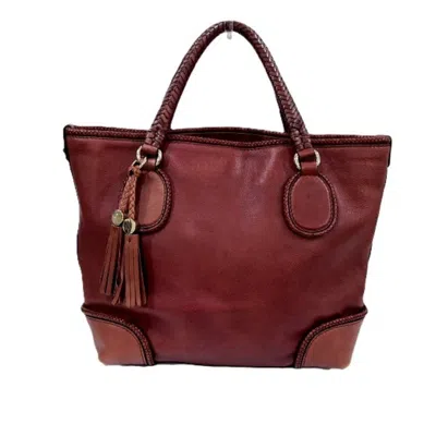 Pre-owned Gucci Brown Leather Shoulder Bag Tote Bag ()