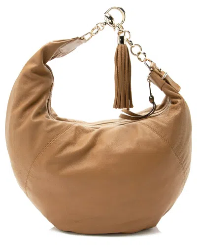 GUCCI GUCCI BROWN LEATHER SIENNA MEDIUM HOBO (AUTHENTIC PRE-LOVED)