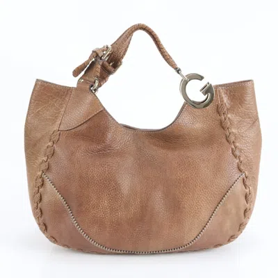 Pre-owned Gucci Brown Leather Tote Bag ()