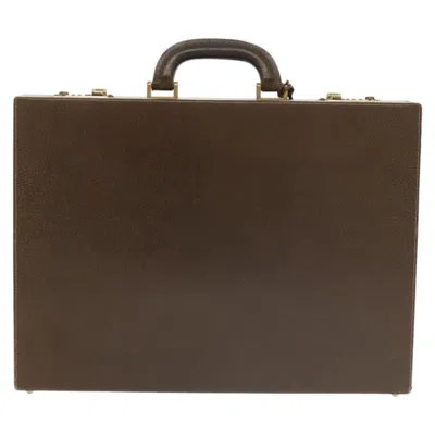Pre-owned Gucci Brown Leather Travel Bag ()