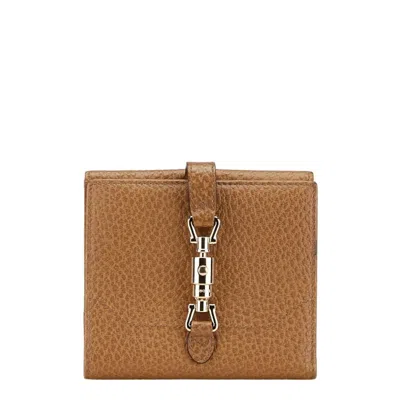 Pre-owned Gucci Brown Leather Wallet (bi-fold) ()