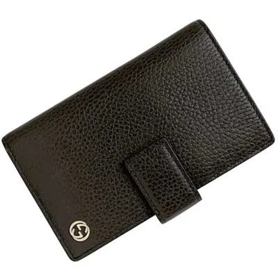 Pre-owned Gucci Brown Leather Wallet (tri-fold) ()