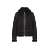 Gucci Women Brown Shearling Jacket With Shearling Trims And All-over Gg Motif In Suede Woman In Brown