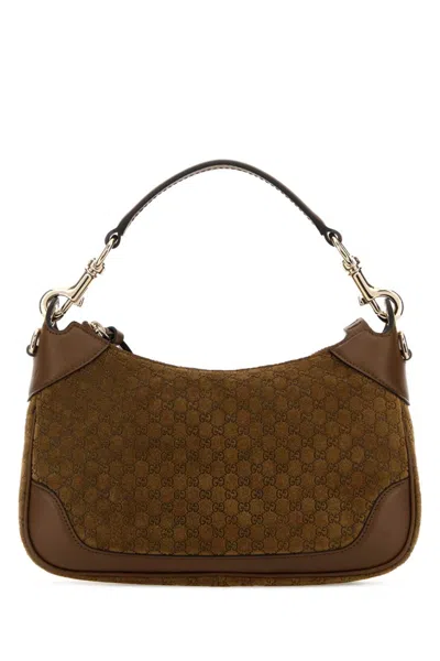 Gucci Brown Logo Small Shoulder Bag
