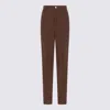 Gucci Pants Woman Brown In Brown