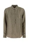 Gucci Women Printed Silk Shirt
