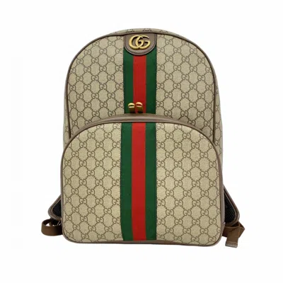 Pre-owned Gucci Brown Pvc Backpack ()