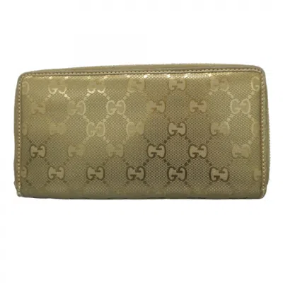 Pre-owned Gucci Brown Pvc Long Wallet (bi-fold) ()