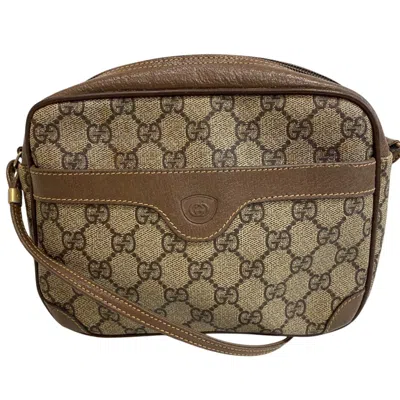 Pre-owned Gucci Brown Pvc Pochette Shoulder Bag ()