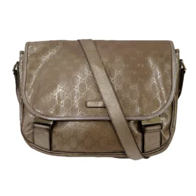 Pre-owned Gucci Brown Pvc Shoulder Bag ()