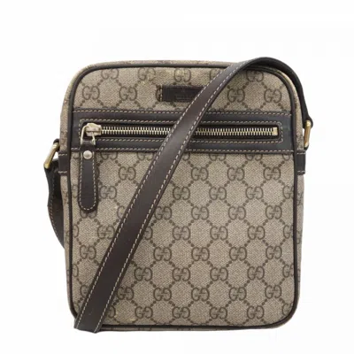 Pre-owned Gucci Brown Pvc Shoulder Bag ()