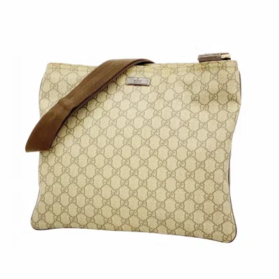 Pre-owned Gucci Brown Pvc Shoulder Bag ()