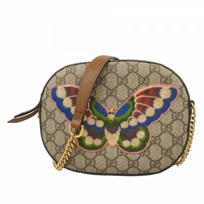 Pre-owned Gucci Brown Pvc Shoulder Bag ()