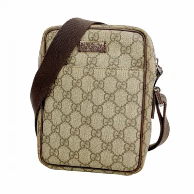 Pre-owned Gucci Brown Pvc Shoulder Bag ()