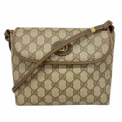 Pre-owned Gucci Brown Pvc Shoulder Bag ()