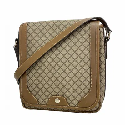 Pre-owned Gucci Brown Pvc Shoulder Bag ()