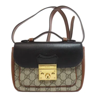 Pre-owned Gucci Brown Pvc Shoulder Bag ()