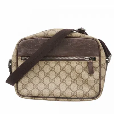 Pre-owned Gucci Brown Pvc Shoulder Bag ()
