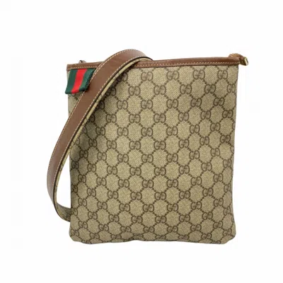 Pre-owned Gucci Brown Pvc Shoulder Bag ()