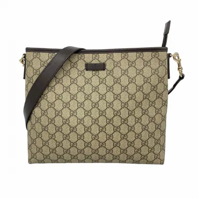 Pre-owned Gucci Brown Pvc Shoulder Bag ()