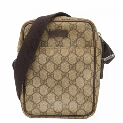 Pre-owned Gucci Brown Pvc Shoulder Bag ()
