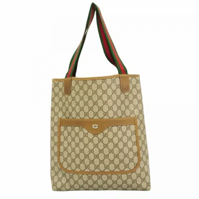 Pre-owned Gucci Brown Pvc Tote Bag ()