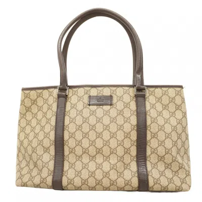 Pre-owned Gucci Brown Pvc Tote Bag ()