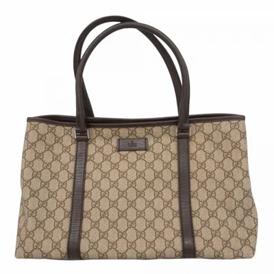 Pre-owned Gucci Brown Pvc Tote Bag ()