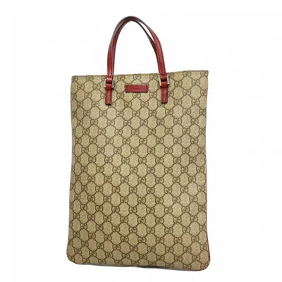 Pre-owned Gucci Brown Pvc Tote Bag ()